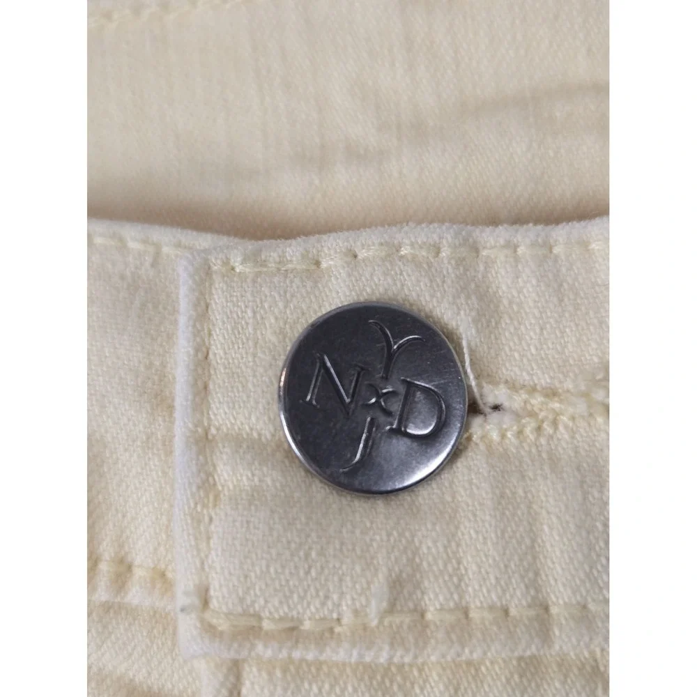 Nydj Not Your‎ Daughters Jeans Pants Womens 26 Waist Yellow Cropped